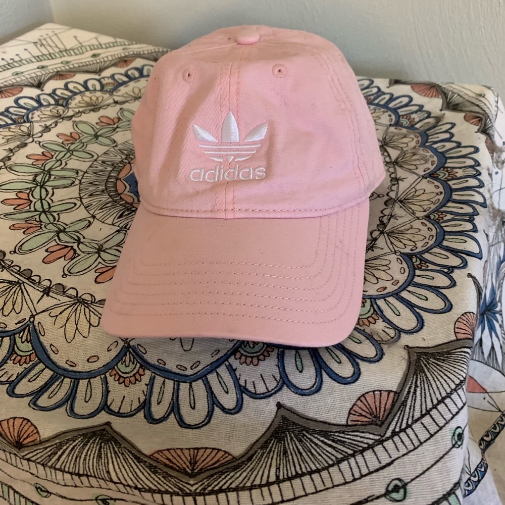 Women’s blush pink Adidas hat